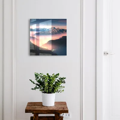 Key box for wall Mountain panorama