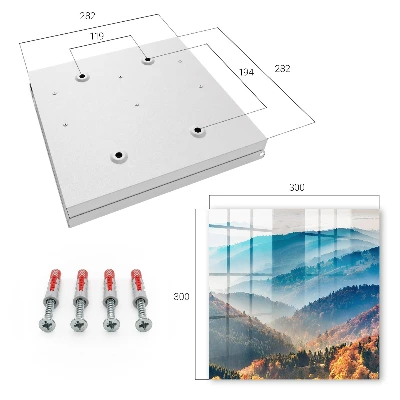 Key cabinet Mountain landscape