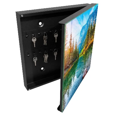 Key box for wall Mountain landscape