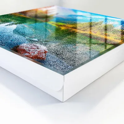 Key box for wall mountain landscape design