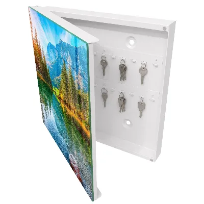 Key box for wall Mountain landscape