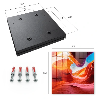 Wall mounted key box Colorful rocks