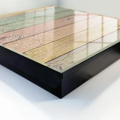 Key box for wall Pastel planks