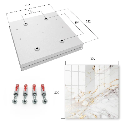 Wall mounted key box Stone elegance