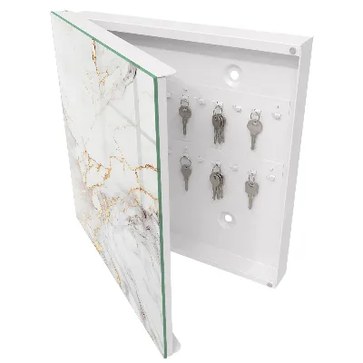 Wall mounted key box stone elegance design