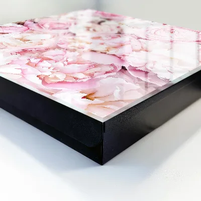 Key cabinet Pastel flowers