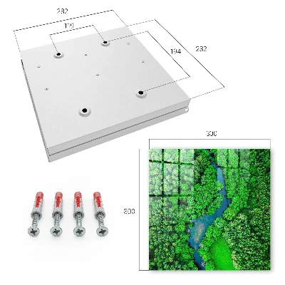 Key box for wall Green forests