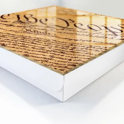 Wall mounted key box Old document