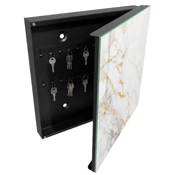 Key box for wall Beautiful marble pattern