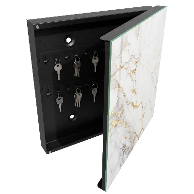 Key box for wall Beautiful marble pattern