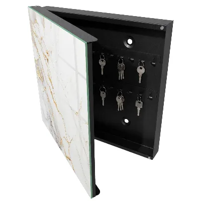 Key box for wall Beautiful marble pattern