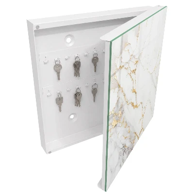 Key box for wall Beautiful marble pattern