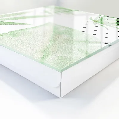 Key box for wall Green leaves