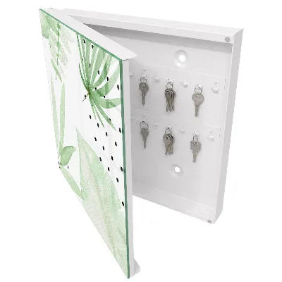 Key box for wall Green leaves