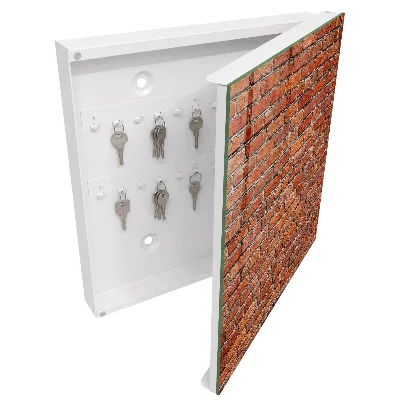 Wall mounted key box Brick wall