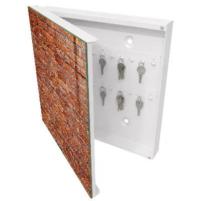 Wall mounted key box Brick wall