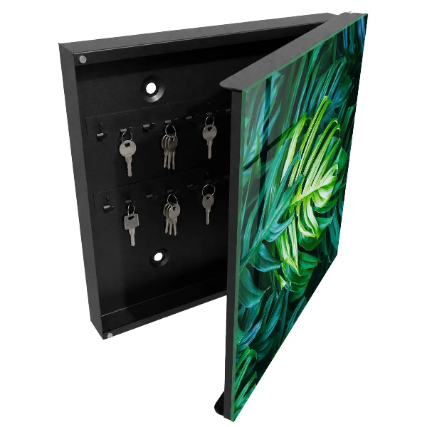 Key box for wall Green leaves