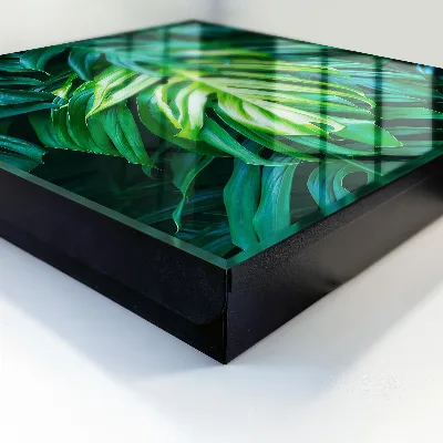 Key box for wall Green leaves