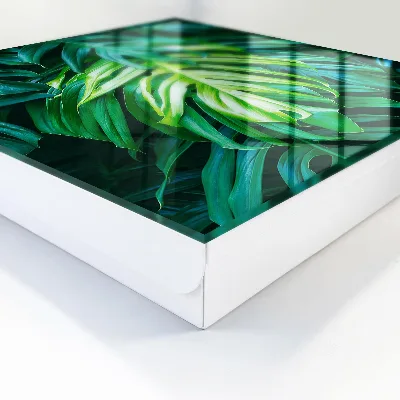Key box for wall Green leaves