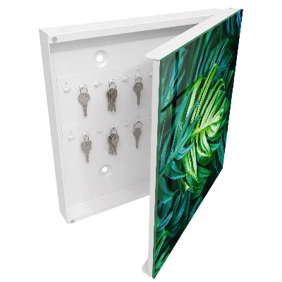 Key box for wall Green leaves