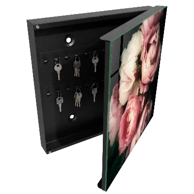 Wall mounted key box Floral charm