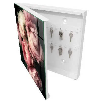 Wall mounted key box Floral charm