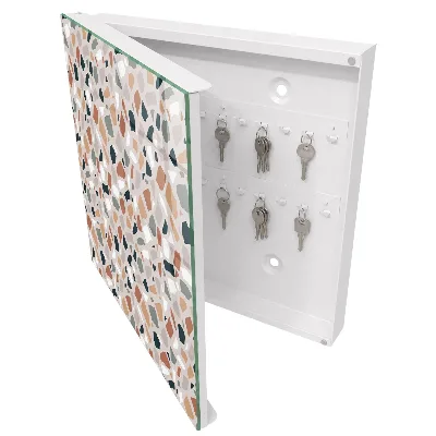 Wall mounted key box Stone mosaic