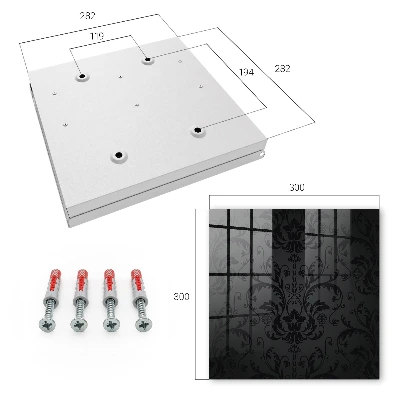 Key box for wall Classic ornament