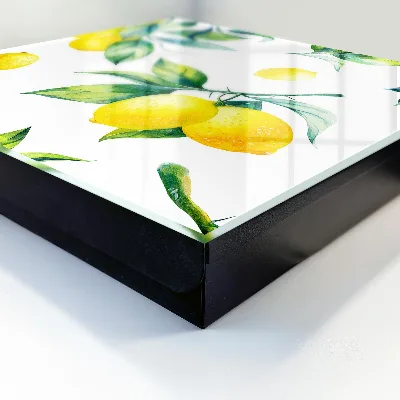 Key box for wall Watercolor lemons