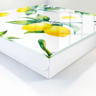 Key box for wall Watercolor lemons