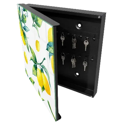 Key box for wall Watercolor lemons