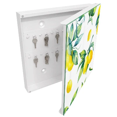 Key box for wall Watercolor lemons