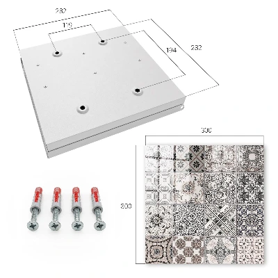 Key cabinet Stylish tiles