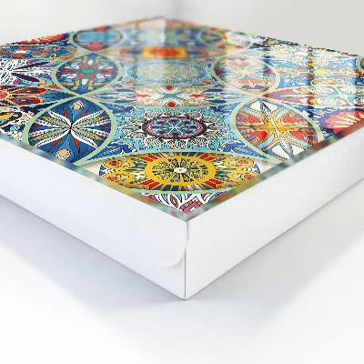 Key box for wall colorful mosaic design