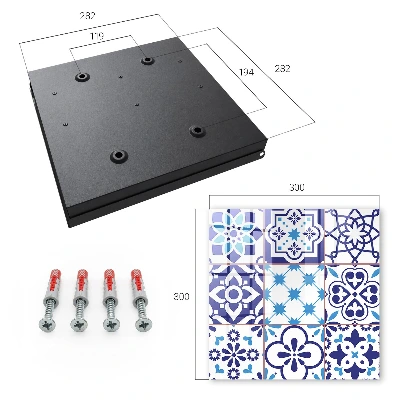 Key cabinet Geometric patterns