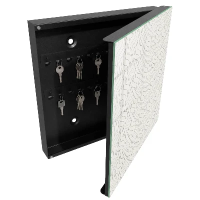 Key box for wall Geometric design
