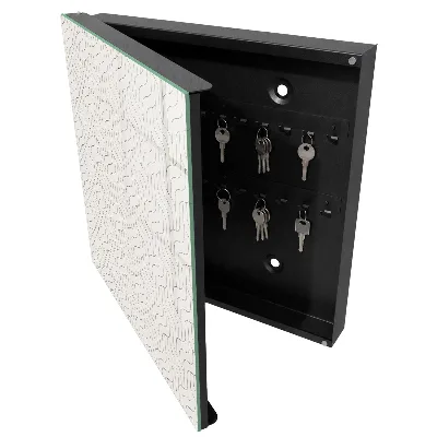 Key box for wall Geometric design