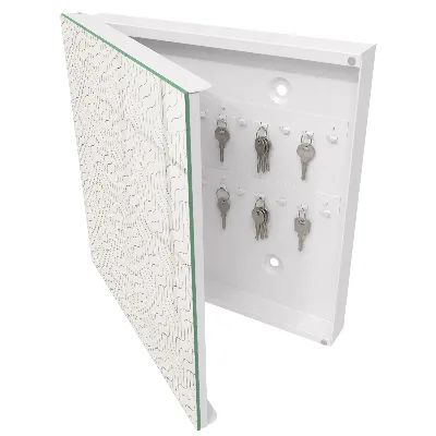 Key box for wall Geometric design
