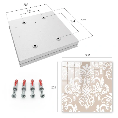 Wall mounted key box Elegant symmetry