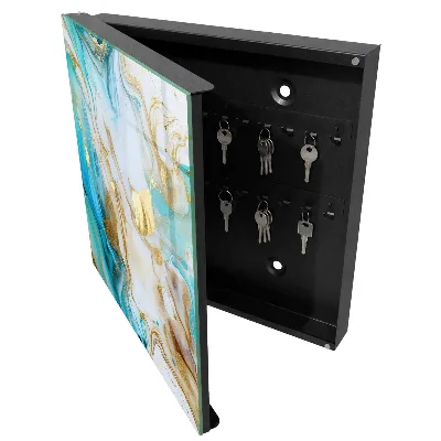 Key cabinet Turquoise patterns
