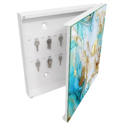 Key cabinet Turquoise patterns