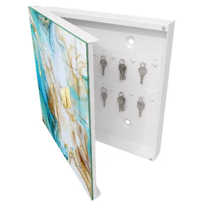Key cabinet Turquoise patterns