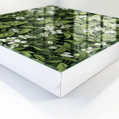 Key box for wall Plant motif