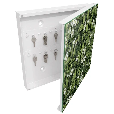 Key box for wall Plant motif
