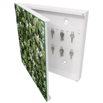 Key box for wall Plant motif