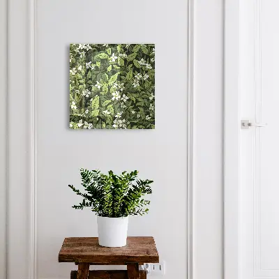 Key box for wall Plant motif