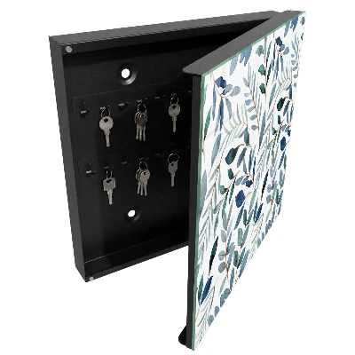 Key cabinet Botanical watercolors