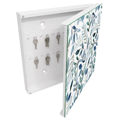Key cabinet Botanical watercolors