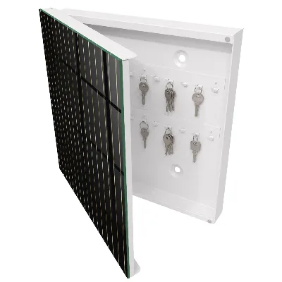 Wall-mounted key box subtle lines design