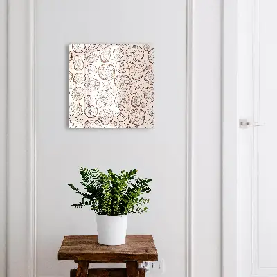 Key cabinet wood grain finish